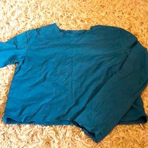 Blue long sleeve shirt